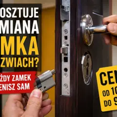 Ile kosztuje wymiana zamka w drzwiach? Ceny od 100 do 900 zł. Nie każdy zamek wymienisz sam.