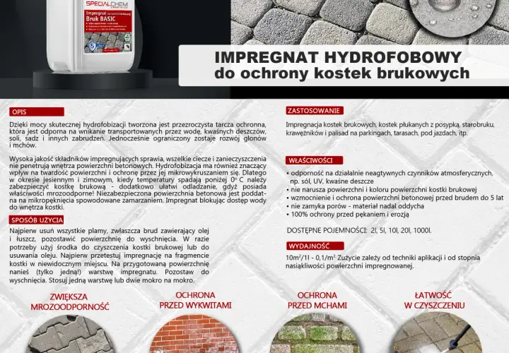 Glow - impregnat do kostki brukowej
