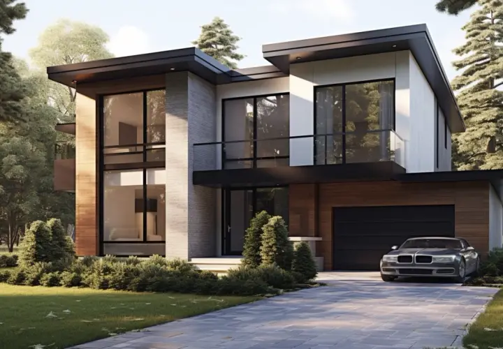Projekt domu 160m² 5 pokoi nieszablonowy katalog Muratora