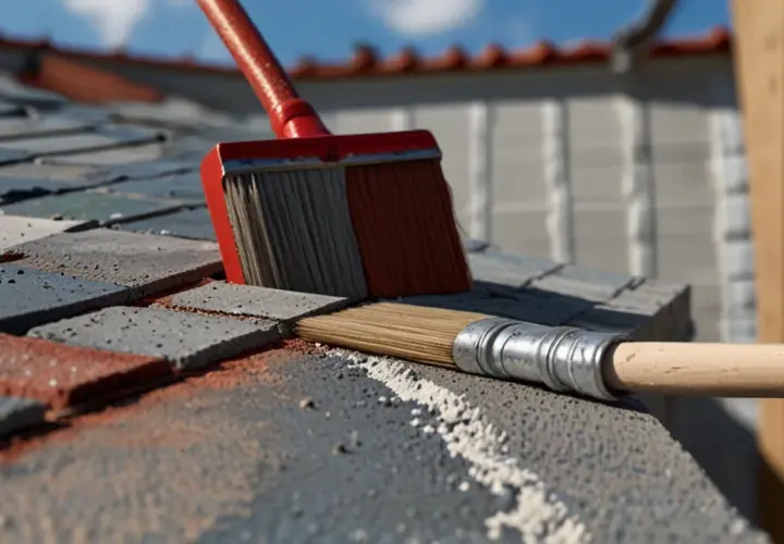 Farba do dachówki betonowej: jak najlepiej malować dach?