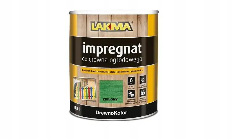 Drewnokolor - impregnat do drewna ogrodowego Lakma