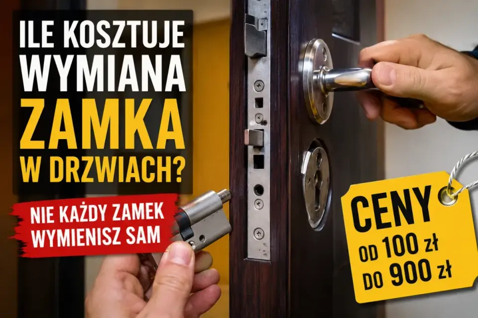 Ile kosztuje wymiana zamka w drzwiach? Sprawdź, od czego zależy cena